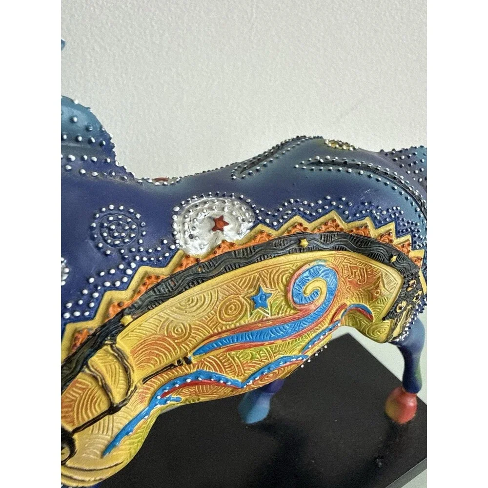 ✿ Boho Painted Pony Kokopelli Horse Figurine Westland Art Tribal Decor Native US